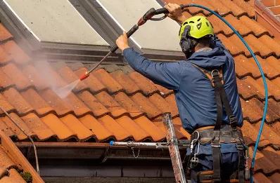 Démoussage et hydrofuge de toiture à Labruyère